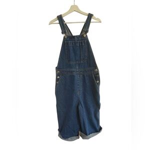 J. Crew Blue Denim short Jumpsuit Overalls Size Small